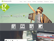 Tablet Screenshot of greensmith.com